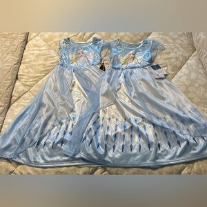NEW! 2 Girls Disney Frozen Sleep Gowns Size 4T